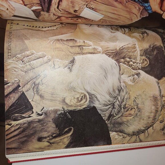 1975 Reader's Digest Norman Rockwell's America HC Book-Fair AS IS - Picture 6 of 11